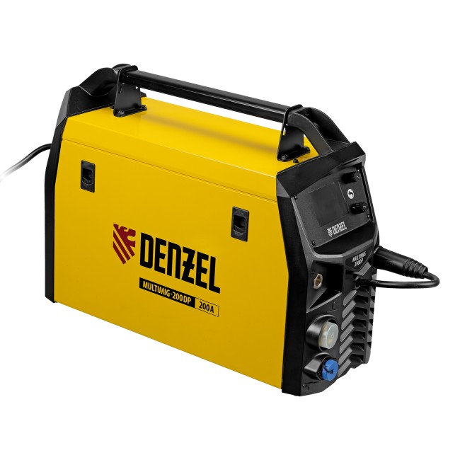 Аппарат инверторный полуавтоматической сварки MultiMIG-200DP Synergy Double Pulse Denzel Аппарат инверторный полуавтоматической сварки MultiMIG-200DP Synergy Double Pulse Denzel