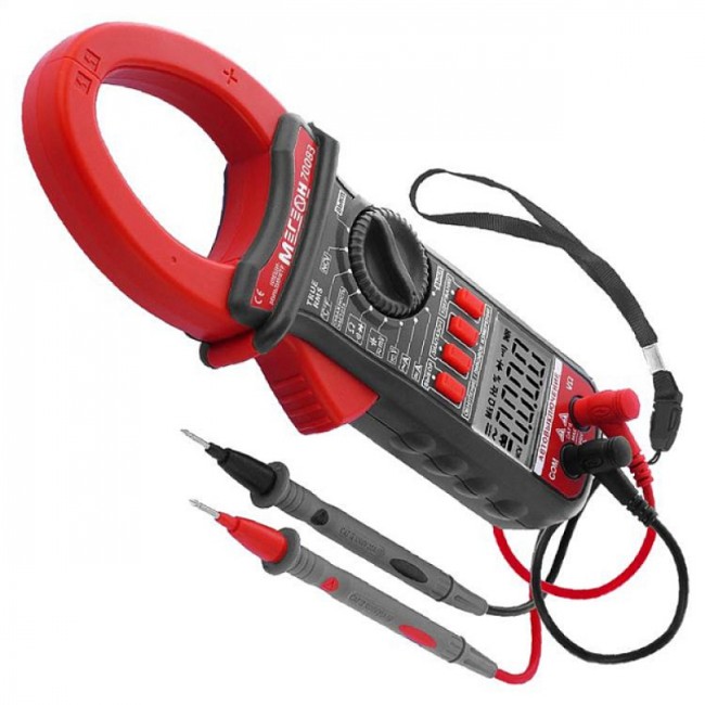Цифровые токоизмерительные клещи, мультиметр МЕГЕОН 70083 Цифровые токоизмерительные клещи, мультиметр МЕГЕОН 70083