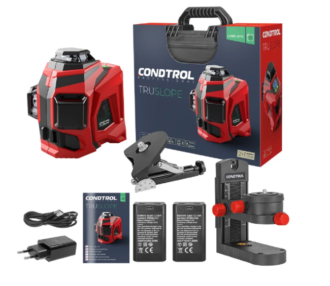 Лазерный нивелир CONDTROL XLiner TruSlope Лазерный нивелир CONDTROL XLiner TruSlope