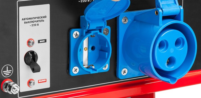 Бензиновый генератор с электростартером ЗЭСБ-4500-Э ЗУБР 4500 Вт