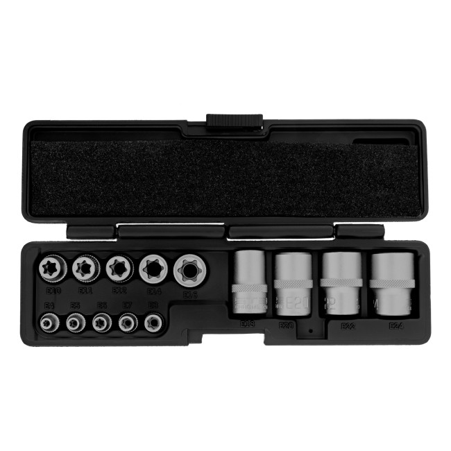 Набор головок Torx 1/4, 3/8, 1/2, 14 предметов Stels Набор головок Torx 1/4, 3/8, 1/2, 14 предметов Stels