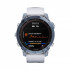 Часы Garmin Fenix 7 Sapphire Solar титановый синий минерал DLC с белым ремешком