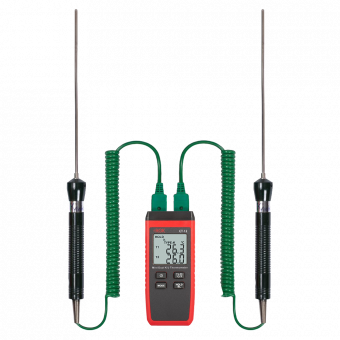Термометр RGK CT-12 с погружными зондами температуры TR-10W с поверкой Термометр RGK CT-12 с погружными зондами температуры TR-10W с поверкой