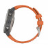 Часы Garmin Fenix 6 Sapphire титановый с оранжевым ремешком