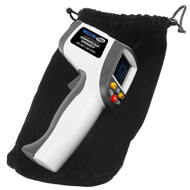 Инфракрасный термометр с цветным дисплеем МЕГЕОН 16950 Инфракрасный термометр с цветным дисплеем МЕГЕОН 16950