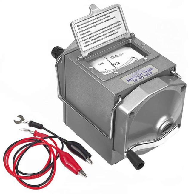 Измеритель сопротивления изоляции (мегаомметр) МЕГЕОН 13300 Измеритель сопротивления изоляции (мегаомметр) МЕГЕОН 13300