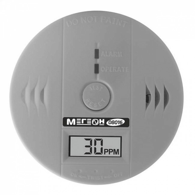 Детектор утечки CO МЕГЕОН 08016 Детектор утечки CO МЕГЕОН 08016