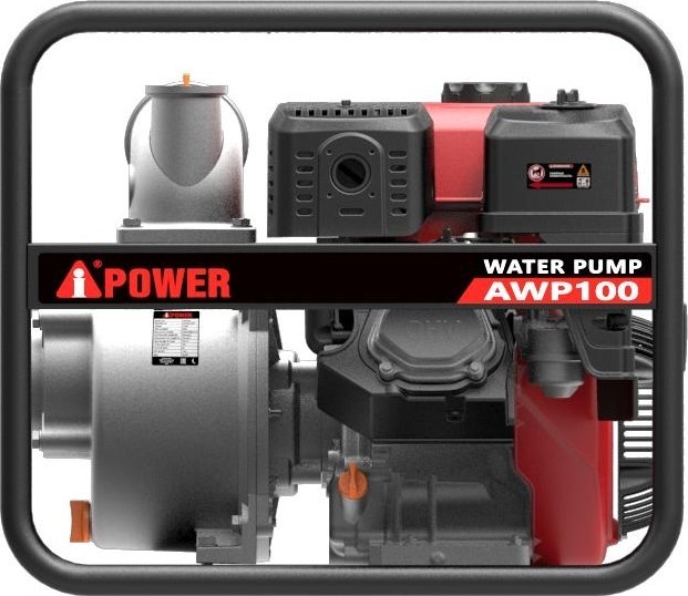Бензиновая мотопомпа для чистой воды A-iPower AWP100 Бензиновая мотопомпа для чистой воды A-iPower AWP100