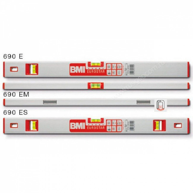 Строительный уровень BMI Eurostar 690EM 80 см