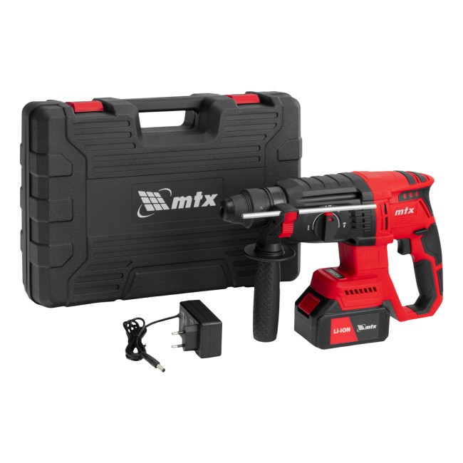 Перфоратор аккумуляторный RHB-BL-20-26, 3 Дж MTX Перфоратор аккумуляторный RHB-BL-20-26, 3 Дж MTX