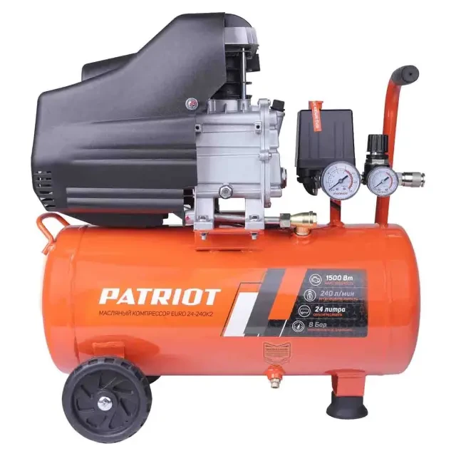 Компрессор поршневой масляный Patriot EURO 24-240K2