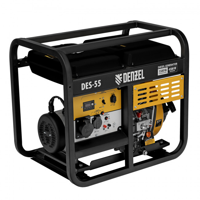 Генератор дизельный DES-55, 5,5 кВт Denzel Генератор дизельный DES-55, 5,5 кВт Denzel