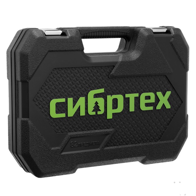 Набор инструментов 1/2", 1/4" 82 предмета Сибртех Набор инструментов 1/2", 1/4" 82 предмета Сибртех