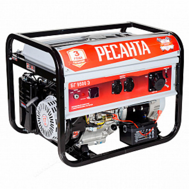 Бензиновый генератор Ресанта БГ 9500 Э Бензиновый генератор Ресанта БГ 9500 Э