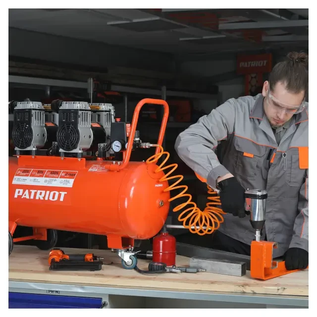 Компрессор поршневой безмасляный Patriot WO 80-360