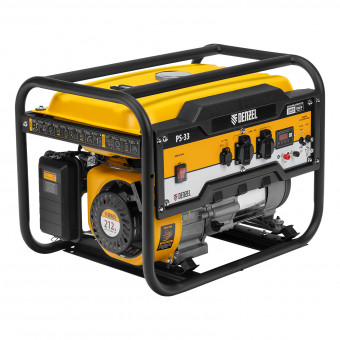 Генератор бензиновый PS 33, 3.3 кВт Denzel Генератор бензиновый PS 33, 3.3 кВт Denzel