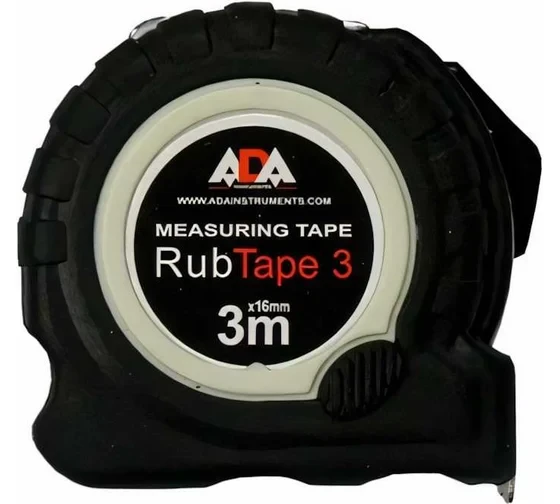 Рулетка ADA RubTape 3 с калибровкой Рулетка ADA RubTape 3 с калибровкой