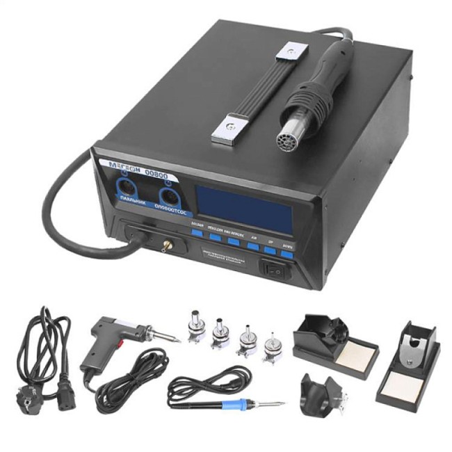 Многофункциональная паяльная станция МЕГЕОН 00800