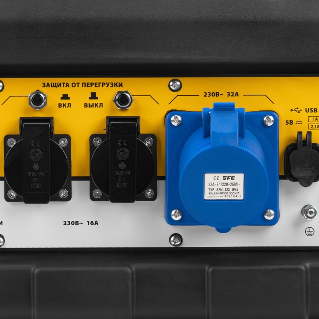 Генератор бензиновый PS 70 EA, 7.0 кВт Denzel Генератор бензиновый PS 70 EA, 7.0 кВт Denzel