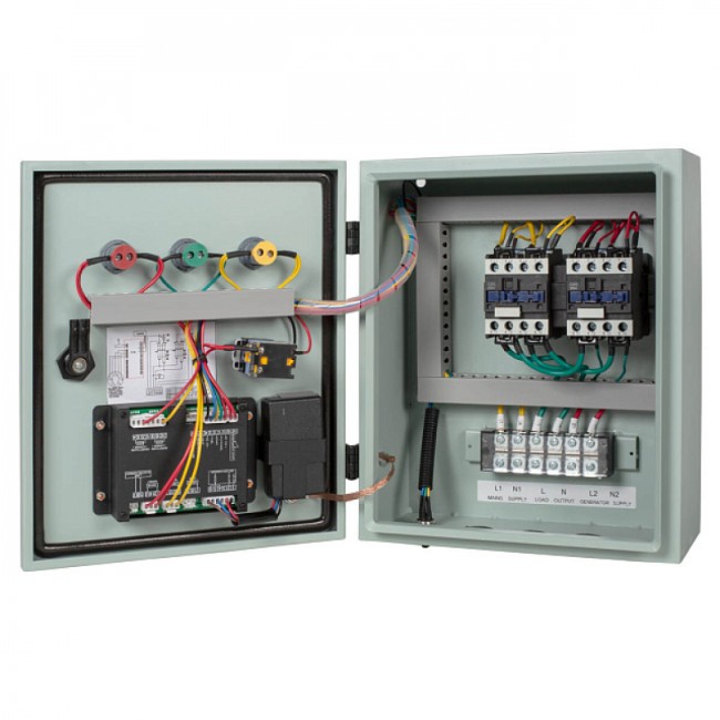 Блок АВР для дизельного генератора АМО 25А 380 В Блок АВР для дизельного генератора АМО 25А 380 В