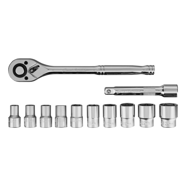 Набор торцевых головок, 1/2" 12 предметов Matrix Набор торцевых головок, 1/2" 12 предметов Matrix