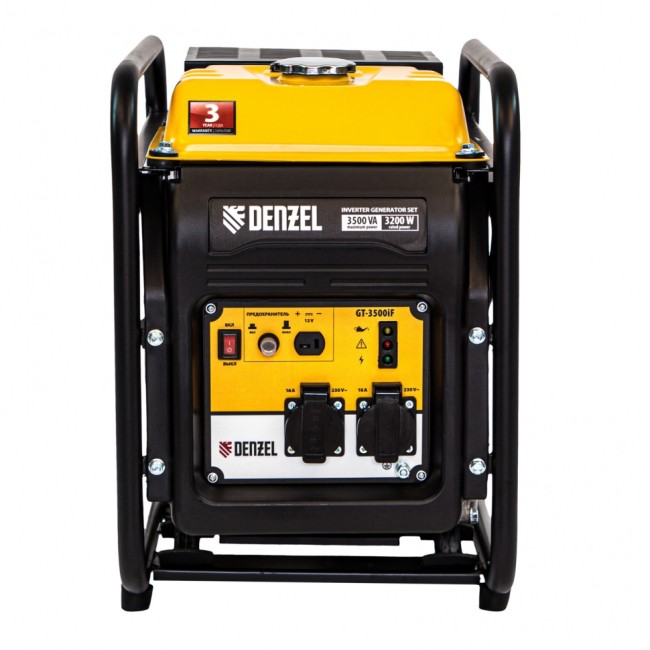 Генератор инверторный GT-3500iF, 3.5 кВт Denzel