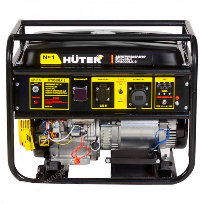 Бензиновый генератор HUTER DY8000LX-3