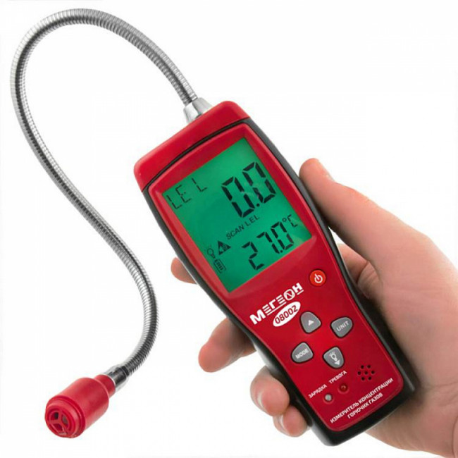 Измеритель концентрации горючих газов МЕГЕОН 08002