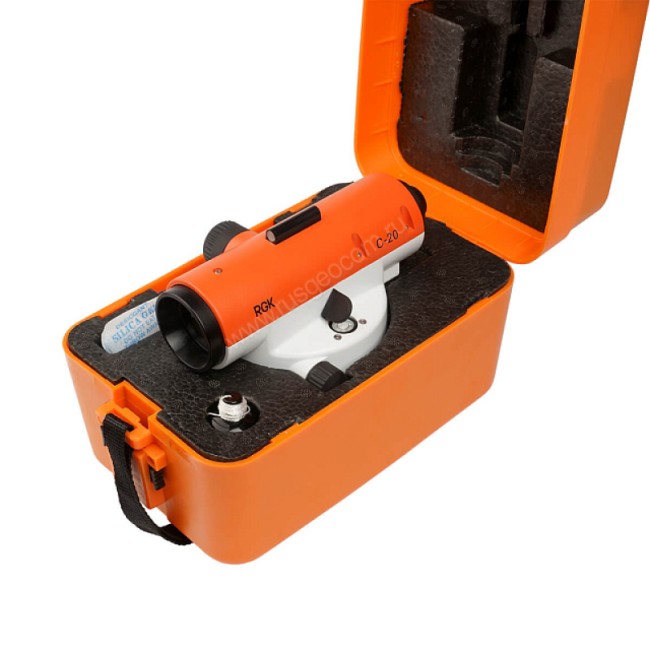 Комплект оптический нивелир RGK C-20 с поверкой + штатив S6-N + рейка RGK TS-7