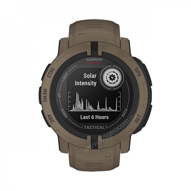 Часы Garmin Instinct 2 Solar Tactical коричневый Часы Garmin Instinct 2 Solar Tactical коричневый