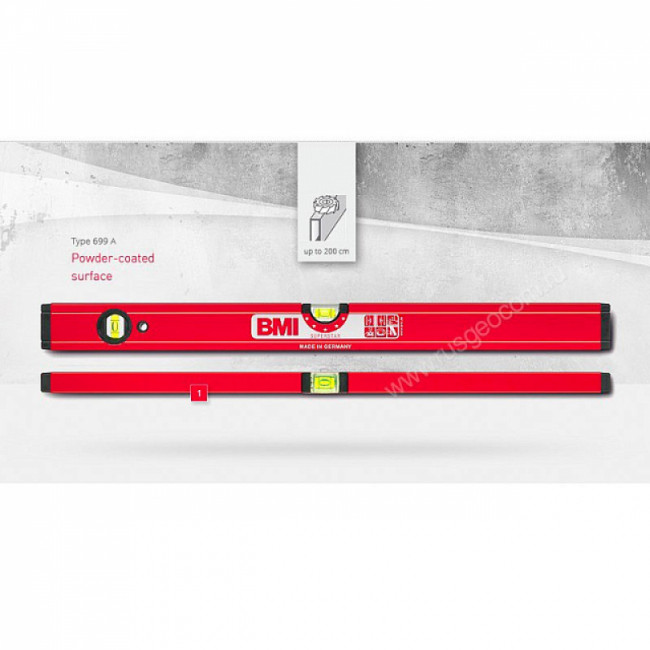 Строительный уровень BMI Superstar 699A 120 см Строительный уровень BMI Superstar 699A 120 см