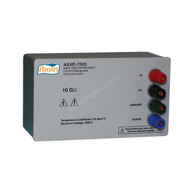 Мера сопротивления АКИП-7503-10ГОм Мера сопротивления АКИП-7503-10ГОм