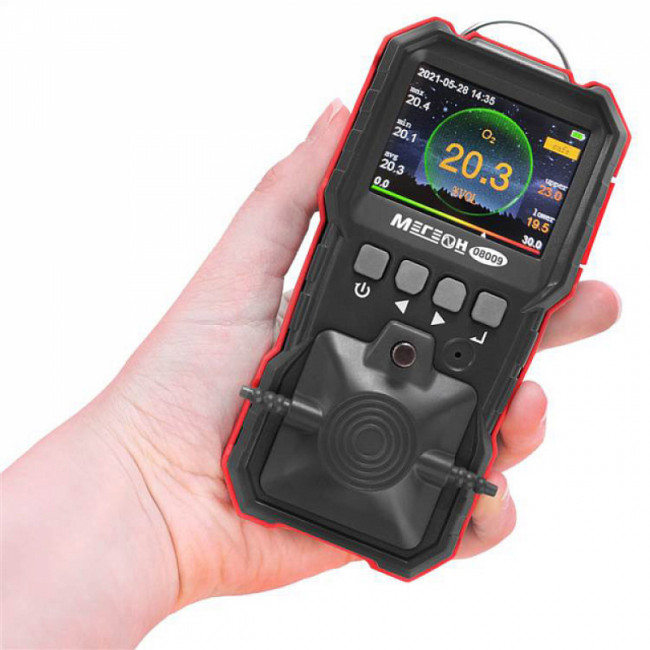 Газоанализатор (комбинированный измеритель 4 в 1) МЕГЕОН 08009 Газоанализатор (комбинированный измеритель 4 в 1) МЕГЕОН 08009