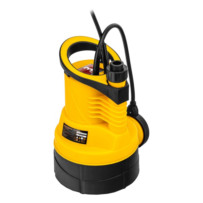 Дренажный насос для чистой воды DPB400, 400 Вт, подъем 11 м, 5500 л/ч Denzel Дренажный насос для чистой воды DPB400, 400 Вт, подъем 11 м, 5500 л/ч Denzel