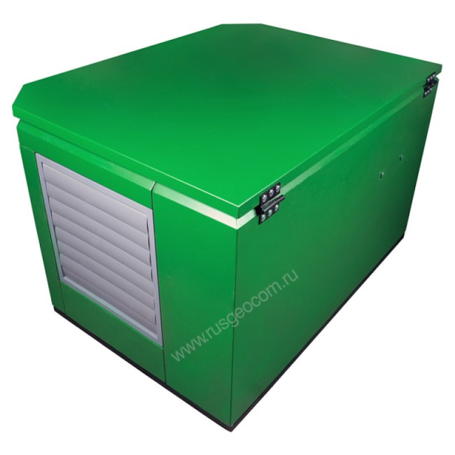 Тихий зимний кожух для генератора 1200 RAL 6002 Тихий зимний кожух для генератора 1200 RAL 6002