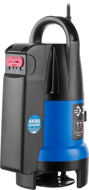 Дренажный насос для грязной воды, Профессионал НПГ-Т7-550 ЗУБР АкваСенсор 550 Вт