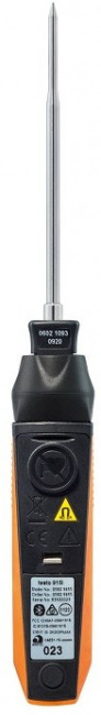 Смарт-зонд термометр с погружным/проникающим зондом, управляемый со смартфона Testo 915i Смарт-зонд термометр с погружным/проникающим зондом, управляемый со смартфона Testo 915i